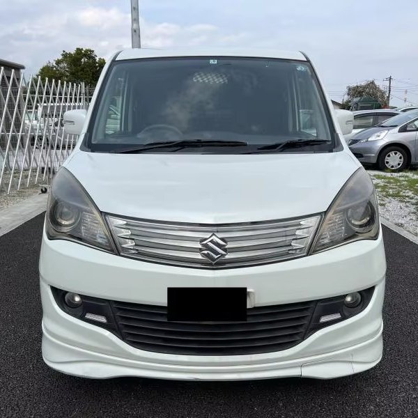 Used 2012-2015 Suzuki Solio Black & White Minivan 5-speed manual/4-speed automatic/CVT Front-wheel drive Driver Airbag Mini Bus